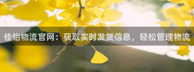 28圈现在狂杀：佳怡物流官网：获取实