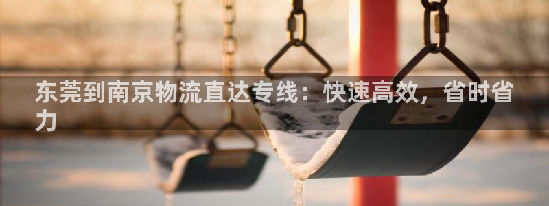 28圈圈助手：东莞到南京物流直达专线