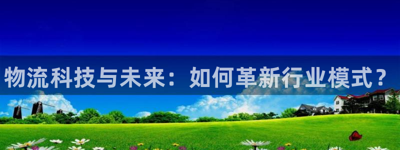 28圈分分压单双技巧：物流科技与未来：如何革新行业模式？