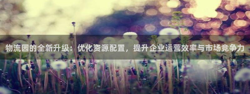 28圈比特28真实吗：物流园的全新升